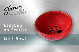 Fiesta Scarlet Ladybug mini bowl 3 3/4 in (5 oz.)